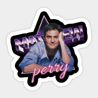 Matthew Perry 80s Vintage Sticker